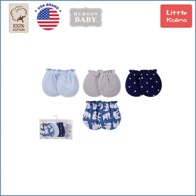 Baby Scratch Mittens Set 4 Pairs 52333 - 0821 - Little Kooma