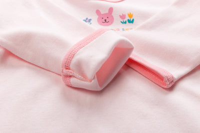 Baby Kid Girls Long Sleeve T-shirt Pants Pajamas Plaid Bunny 3 Pack - Little Kooma