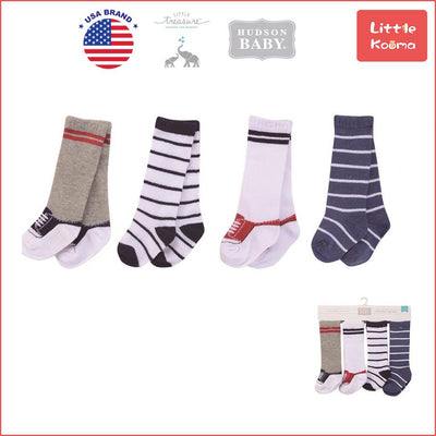 Hudson Baby Knee High Socks 4 Pairs Pack 54166CH - Little Kooma