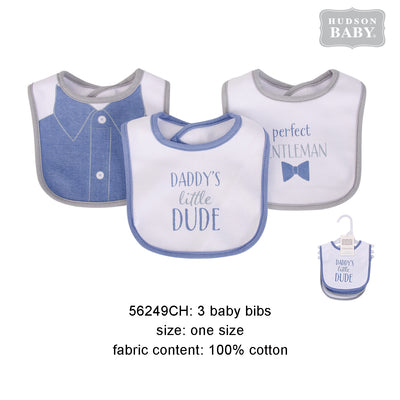 Hudson Baby Bibs 3 Pcs Pack - Little Kooma