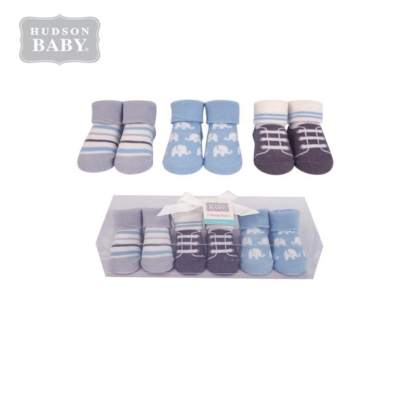 Baby Boy Newborn Baby 3 Pairs Socks Set 58289 - Little Kooma