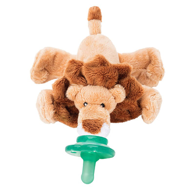 Nookums Paci-Plushies Buddies - Lion Pacifier Holder - Plush Toy Includes Detachable Pacifier - Little Kooma