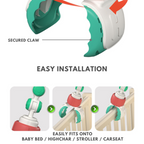 Newborn Baby Toy Crib Mobile, Hanging 0-1 Year Old Car Seat Safety Chair Soothing Infant Toy, Educational Stroller Toy Pendant with 6 Features - Little Kooma