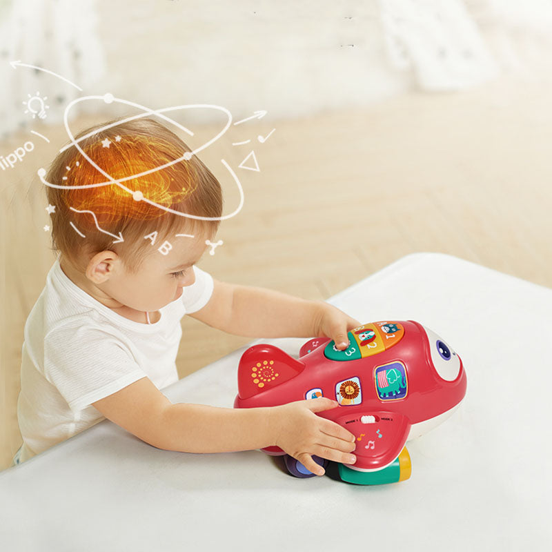 Babycare Bump & Go Toys Educational Toy with numbers, alphabet, shape, animal and sound for baby - Little Kooma