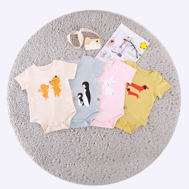 Baby Bodysuit Animal Brothers n Sisters - 1006 - Little Kooma