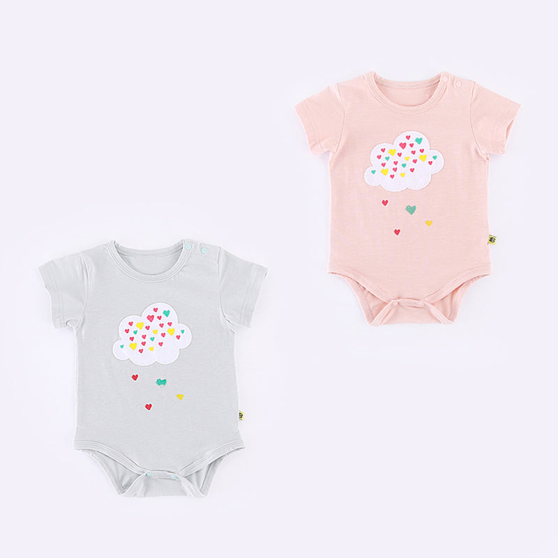 Baby Colorful Rain In The Cloud Bodysuit - 1006 - Little Kooma