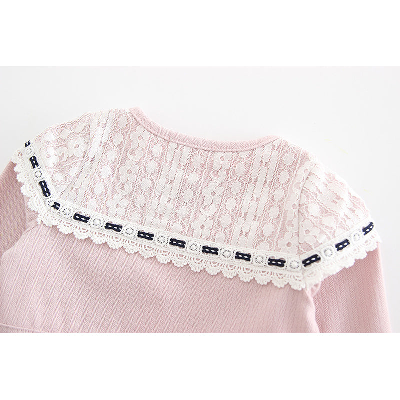 Baby Girl's Lace Covered Shawl Cape - 0524 - Little Kooma