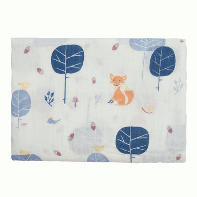Baby Kid Single Layer Bamboo Fibre Blanket Swaddle 120*120 - 0605 - Little Kooma