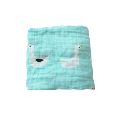 Baby Kid Single Layer Bamboo Fibre Blanket Swaddle 120*120 - 0605 - Little Kooma