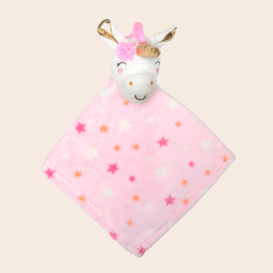 Personalised Customized Luvable Friends Plush Blanket With Unicorn 5102580 - Little Kooma