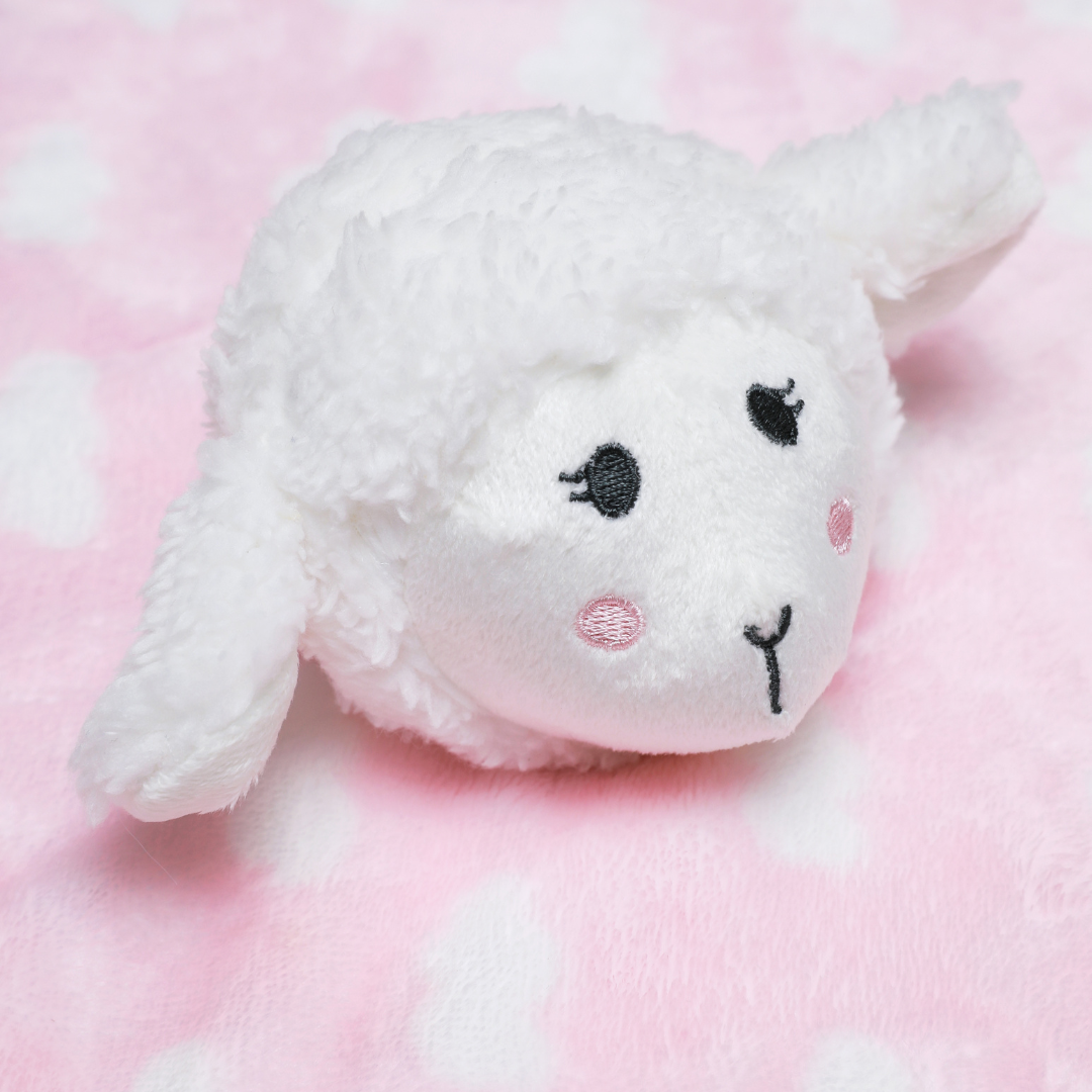 Personalised Customized Hudson Baby Plush Blanket With Sheep 5102560 - Little Kooma