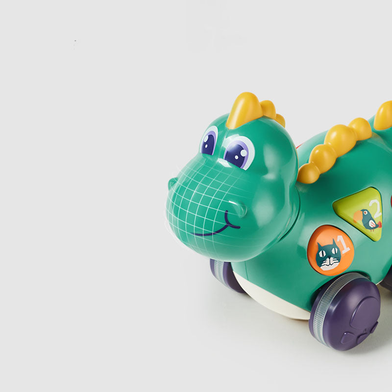 Babycare Bump & Go Toys Educational Toy with numbers, alphabet, shape, animal and sound for baby - Little Kooma
