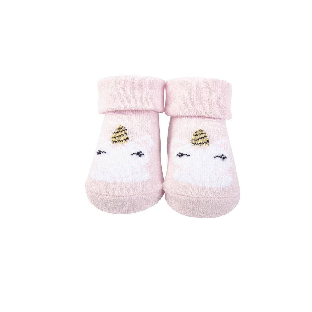 Baby Girl Newborn Baby 3 Pairs Socks Set 58264 - Little Kooma