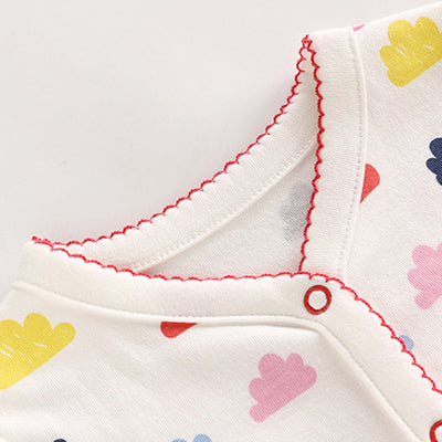 Baby Colorful Clouds Sleepsuits All In One - 0611 - Little Kooma