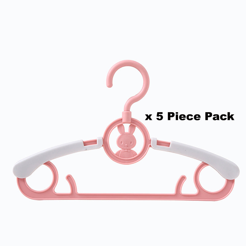 Baby Kids Dry Wet Adjustable Width Clothes Hangers 5 Piece Pack - Little Kooma