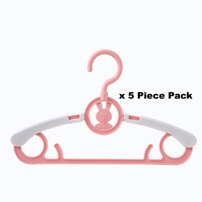 Baby Kids Dry Wet Adjustable Width Clothes Hangers 5 Piece Pack - Little Kooma
