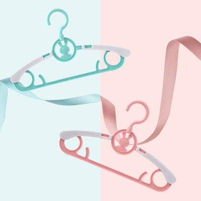 Baby Kids Dry Wet Adjustable Width Clothes Hangers 5 Piece Pack - Little Kooma
