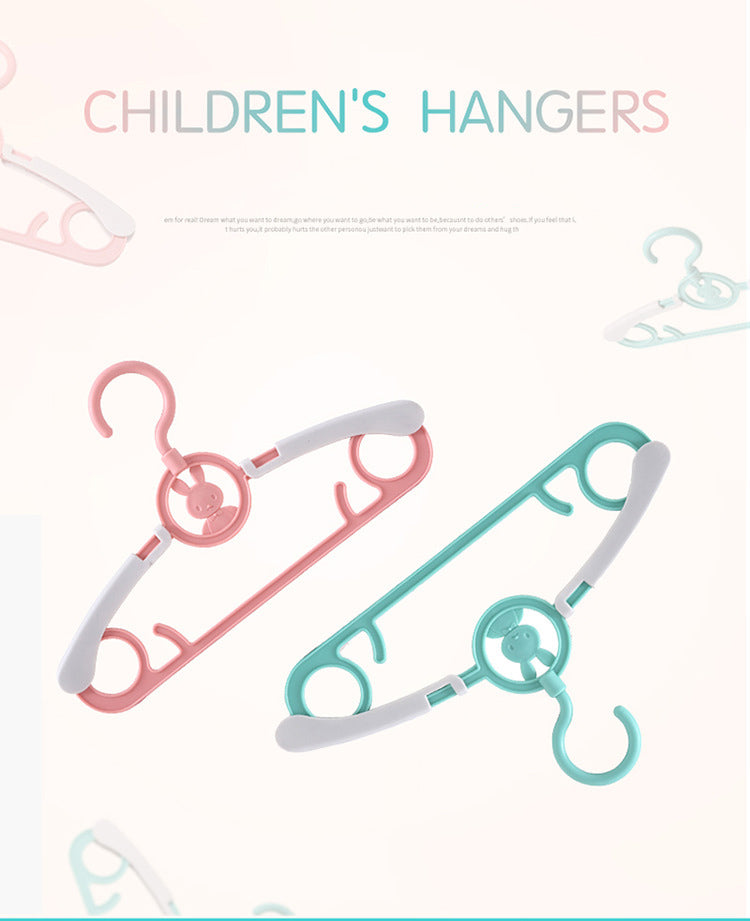 Baby Kids Dry Wet Adjustable Width Clothes Hangers 5 Piece Pack - Little Kooma