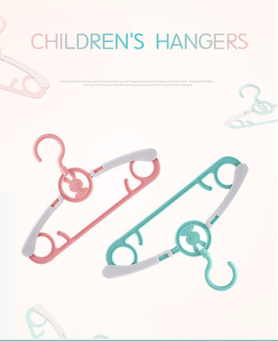 Baby Kids Dry Wet Adjustable Width Clothes Hangers 5 Piece Pack - Little Kooma