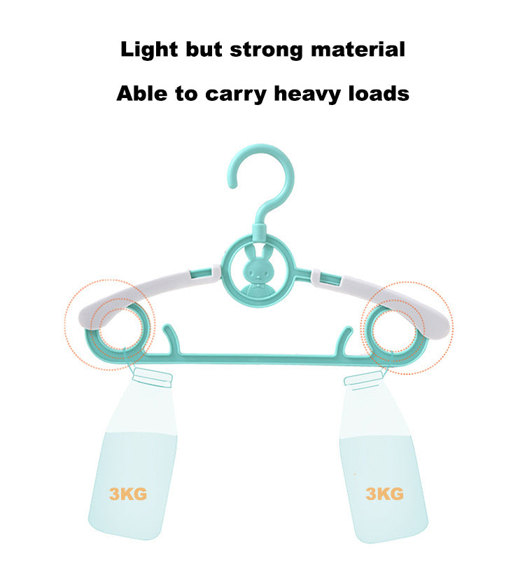 Baby Kids Dry Wet Adjustable Width Clothes Hangers 5 Piece Pack - Little Kooma
