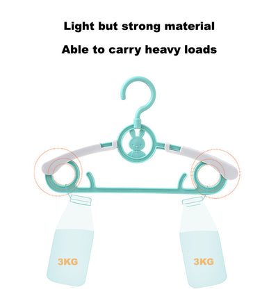Baby Kids Dry Wet Adjustable Width Clothes Hangers 5 Piece Pack - Little Kooma