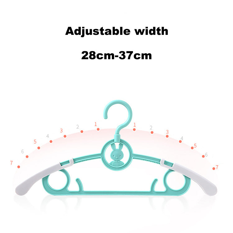 Baby Kids Dry Wet Adjustable Width Clothes Hangers 5 Piece Pack - Little Kooma