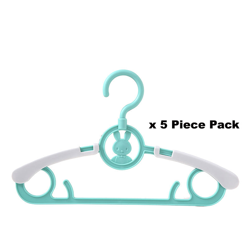 Baby Kids Dry Wet Adjustable Width Clothes Hangers 5 Piece Pack - Little Kooma