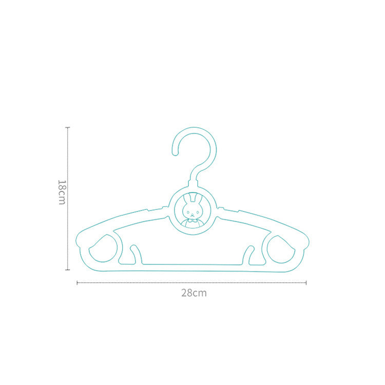 Baby Kids Dry Wet Adjustable Width Clothes Hangers 5 Piece Pack - Little Kooma