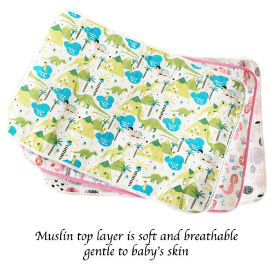Baby Muslin Waterproof Crib Mattress Cover Pad Diaper Changing Mat - 0605 - Little Kooma