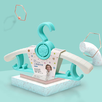 Baby Kids Dry Wet Adjustable Width Clothes Hangers 5 Piece Pack - Little Kooma