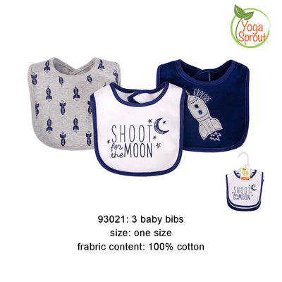 Hudson Baby Bibs 3 Pcs Pack - Little Kooma