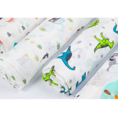 Baby Single Layer Muslin Blanket Swaddle Box 120*120 - 0605 - Little Kooma