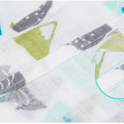 Baby Single Layer Muslin Blanket Swaddle Box 120*120 - 0605 - Little Kooma