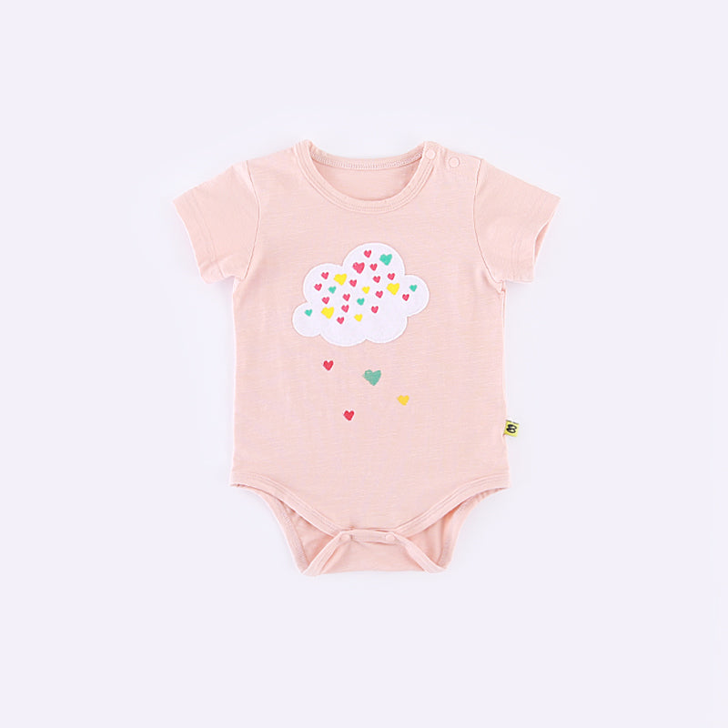 Baby Colorful Rain In The Cloud Bodysuit - 1006 - Little Kooma