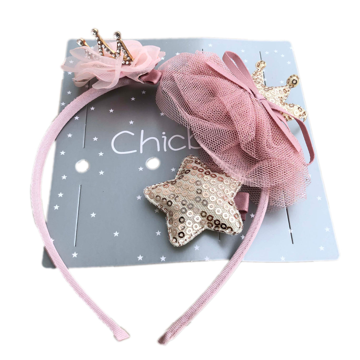 Baby Girl's Headband n Clip n Hair Tie 3 Piece Pack - Little Kooma
