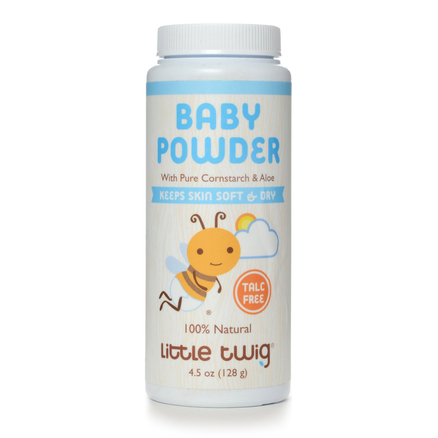 Litttle Twig Baby Powder Talc Free (Fragrance Free) 128g - Little Kooma