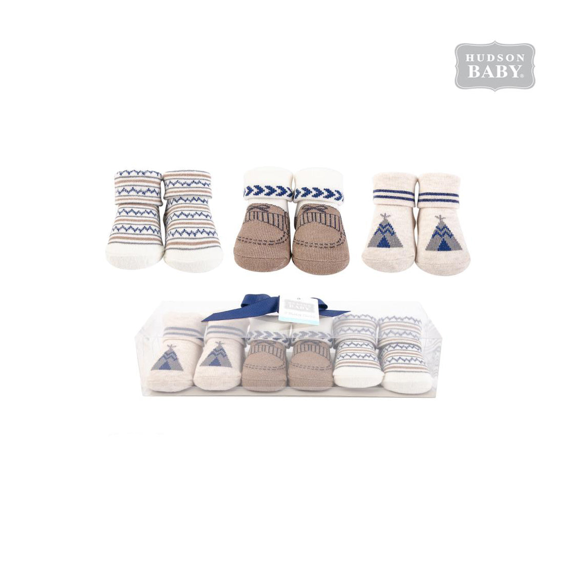Baby Boy Newborn Baby 3 Pairs Socks Set 58270 - Little Kooma