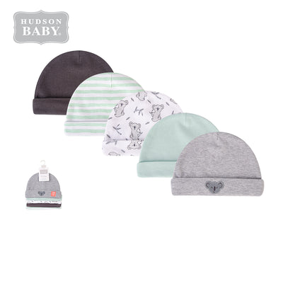 Baby 5pc Cap Set 00110CH | Baby Hat | Baby Beanie | Baby Head Wear - Little Kooma