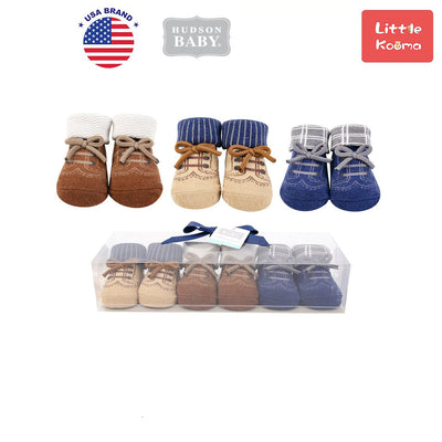 Baby Boy Newborn Baby 3 Pairs Socks Set 58271 - Little Kooma