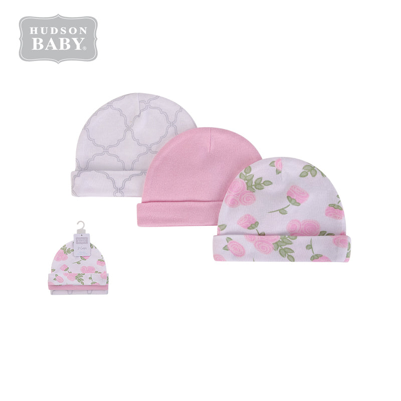 Baby Hats 3 Piece Pack 0-6 months 52307CH - 0805 - Little Kooma