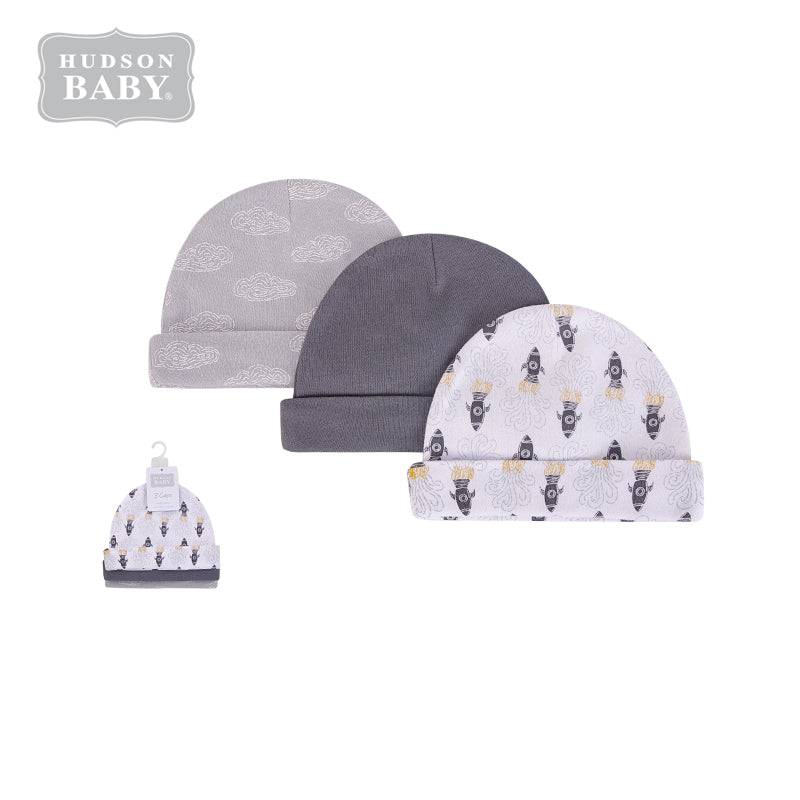 Baby Hats 3 Piece Pack 0-6 months 52312CH - 0805 - Little Kooma