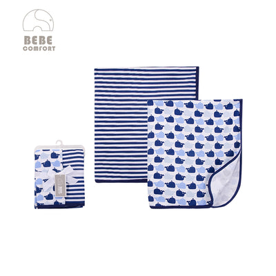Baby Interlock Swaddle Blankets 2pc 51436 - 0821 - Little Kooma