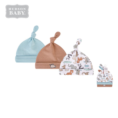 Baby Knot Beanie Hat 3 Pc 00098CH - Little Kooma