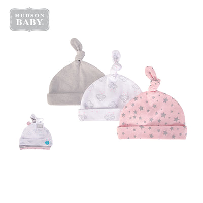 Baby Knot Beanie Hat 3 Pc 52304 - 1006 - Little Kooma