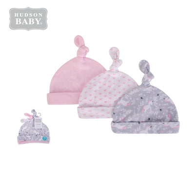 Baby Knot Beanie Hat 3 Pc 52306 - 1006 - Little Kooma