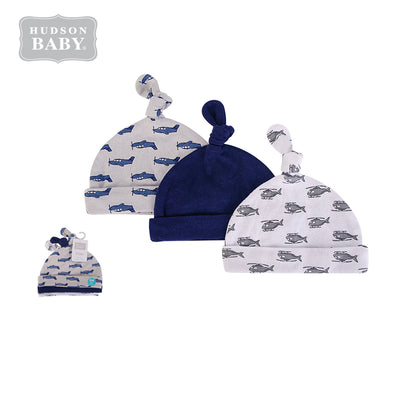 Baby Knot Beanie Hat 3 Pc 52310 - 1006 - Little Kooma