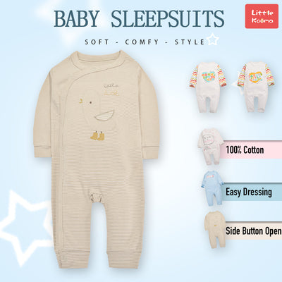Baby Little Duck Stripes Jumpsuit All In One - Little Kooma