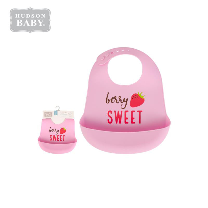 Baby Silicone Bib 00588CH Berry Sweet - Little Kooma