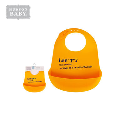 Baby Silicone Bib 00590CH Hangry - Little Kooma