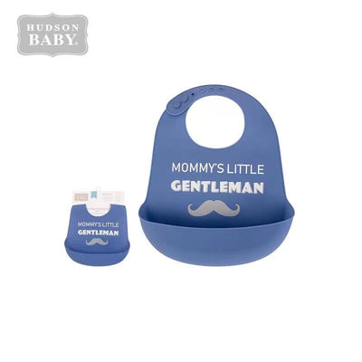Baby Silicone Bib 01178CH GENTLEMAN - Little Kooma
